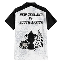 New Zealand South Africa Rugby Family Matching Off Shoulder Short Dress and Hawaiian Shirt History Commemorative World Cup Winners Unique LT9 - Polynesian Pride