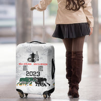 New Zealand South Africa Rugby Luggage Cover History Commemorative World Cup Winners Unique LT9 - Polynesian Pride