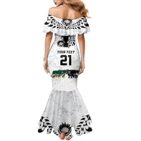 Custom New Zealand South Africa Rugby Family Matching Mermaid Dress and Hawaiian Shirt History Commemorative World Cup Winners Unique LT9 - Polynesian Pride