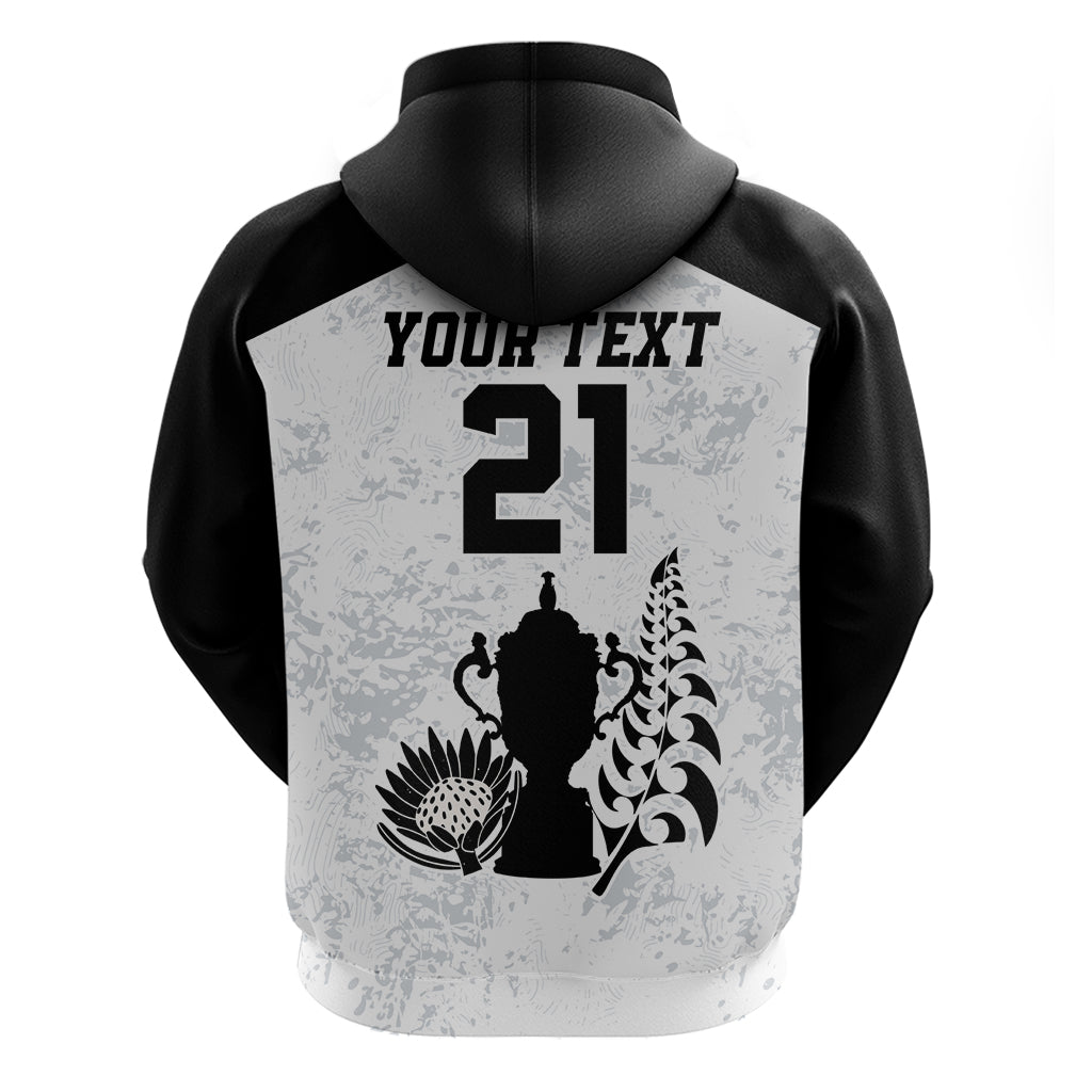 Custom New Zealand South Africa Rugby Hoodie History Commemorative World Cup Winners Unique LT9 - Polynesian Pride