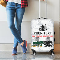 Custom New Zealand South Africa Rugby Luggage Cover History Commemorative World Cup Winners Unique LT9 - Polynesian Pride