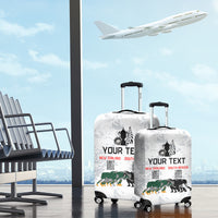 Custom New Zealand South Africa Rugby Luggage Cover History Commemorative World Cup Winners Unique LT9 - Polynesian Pride