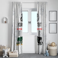 Custom New Zealand South Africa Rugby Window Curtain History Commemorative World Cup Winners Unique LT9 - Polynesian Pride
