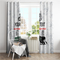 Custom New Zealand South Africa Rugby Window Curtain History Commemorative World Cup Winners Unique LT9 - Polynesian Pride