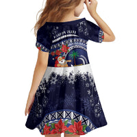 Felis Pusgua Guam Santa Family Matching Off Shoulder Maxi Dress and Hawaiian Shirt Merry Christmas with Polynesian Tribal LT9 - Polynesian Pride