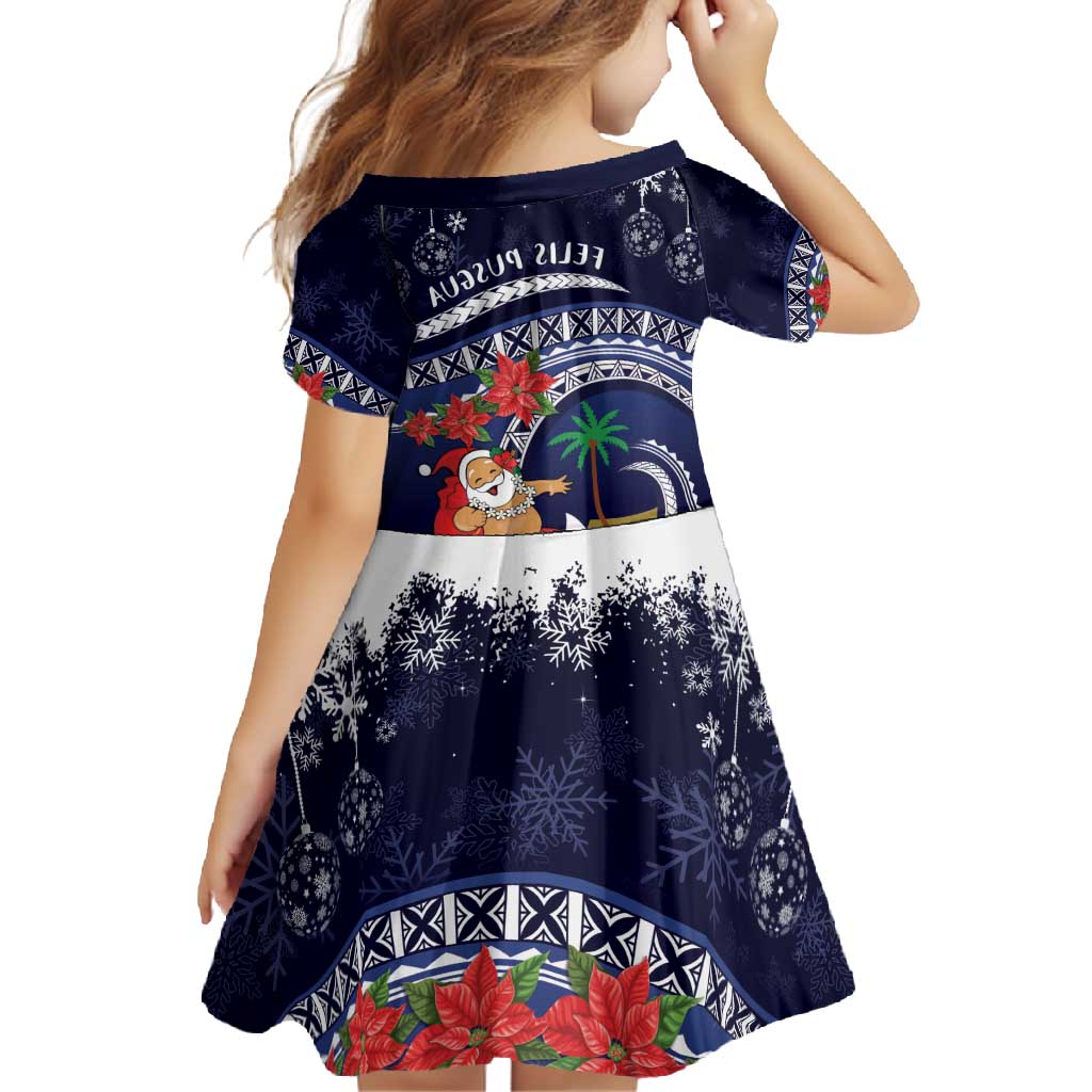Felis Pusgua Guam Santa Family Matching Tank Maxi Dress and Hawaiian Shirt Merry Christmas with Polynesian Tribal LT9 - Polynesian Pride