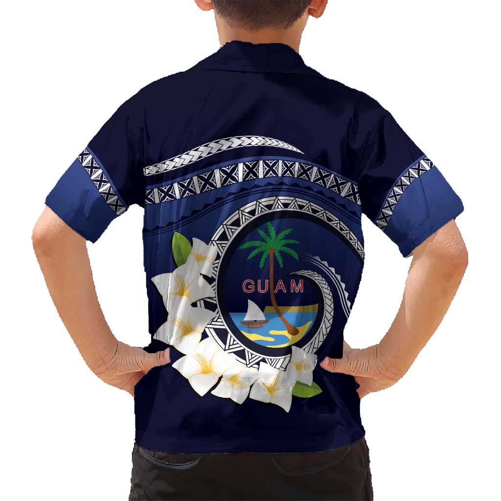 Hafai Adai Guam Guasalis Family Matching Long Sleeve Bodycon Dress and Hawaiian Shirt Polynesian Tribal Pattern