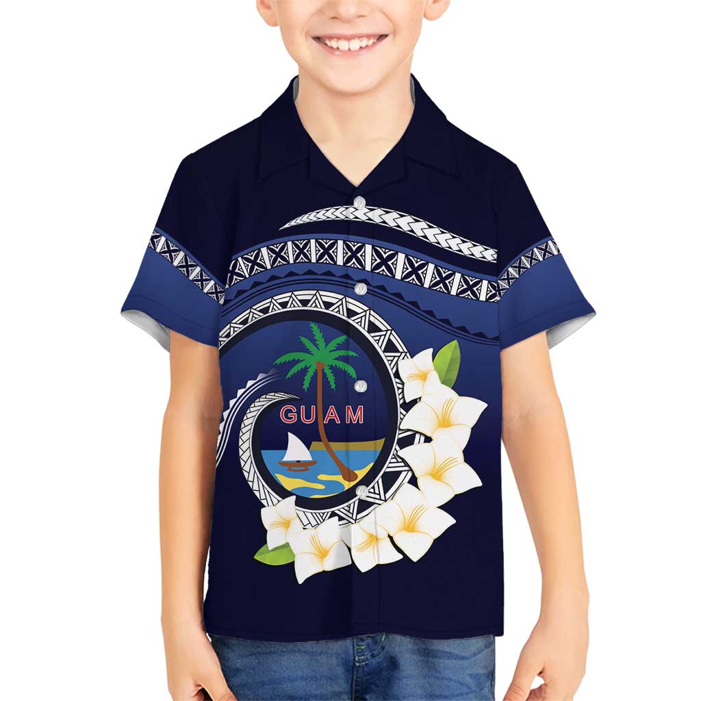 Hafai Adai Guam Guasalis Family Matching Summer Maxi Dress and Hawaiian Shirt Polynesian Tribal Pattern