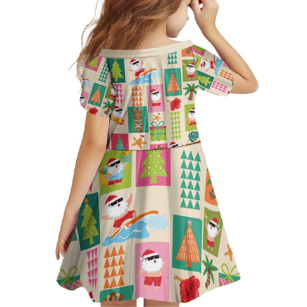 Mele Kalikimaka Hawaii Christmas Family Matching Mermaid Dress and Hawaiian Shirt Funny Santan Hippie Style LT9 - Polynesian Pride