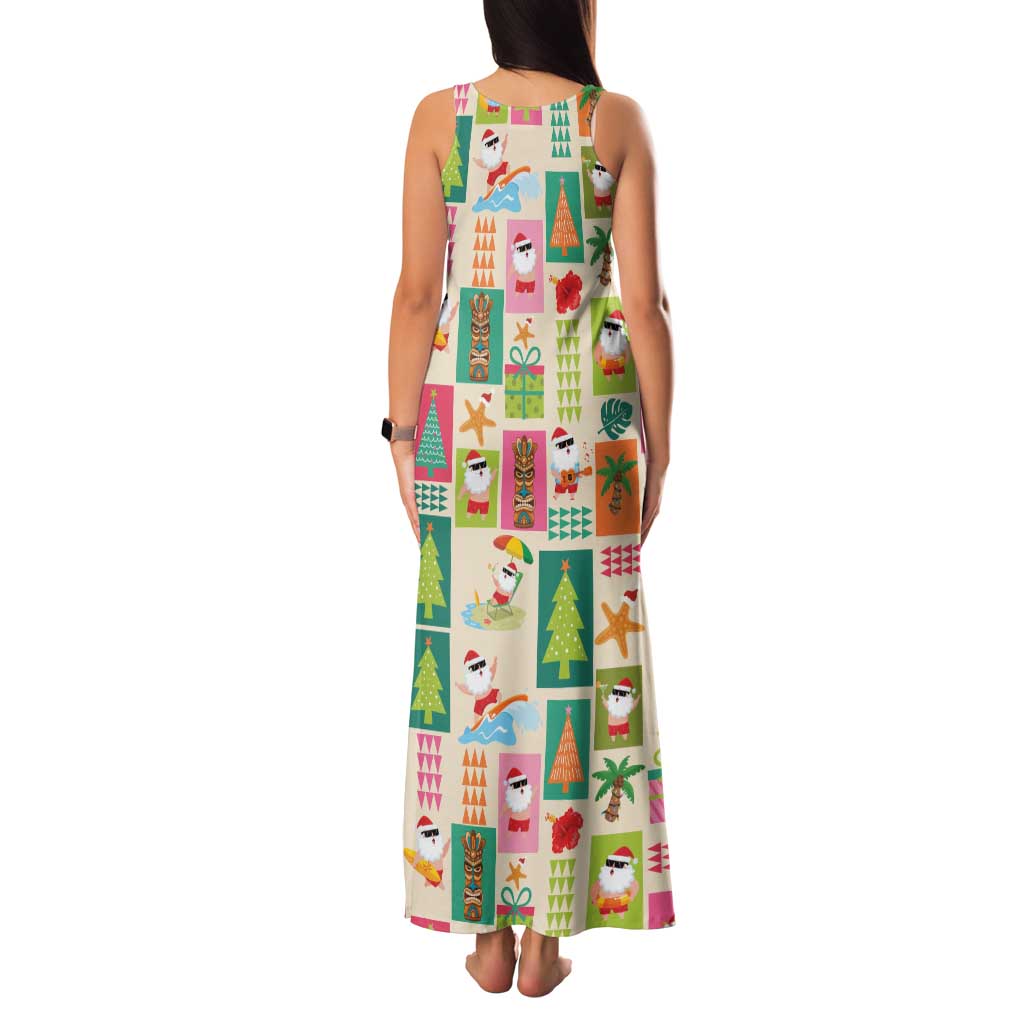 Mele Kalikimaka Hawaii Christmas Family Matching Tank Maxi Dress and Hawaiian Shirt Funny Santan Hippie Style LT9 - Polynesian Pride