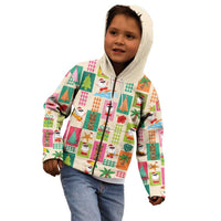 Mele Kalikimaka Hawaii Christmas Kid Hoodie Funny Santan Hippie Style