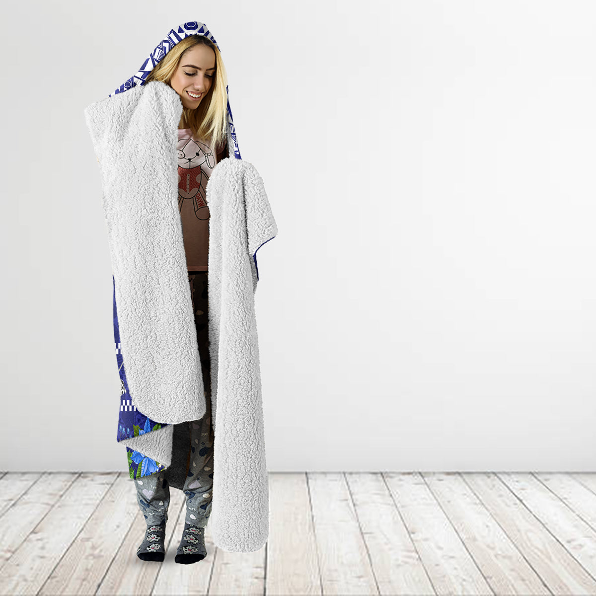 American Samoa Christmas Hooded Blanket Manuia le Kerisimasi Polynesian Tribal LT9 - Polynesian Pride
