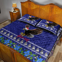 Personalised American Samoa Christmas Quilt Bed Set Manuia le Kerisimasi Polynesian Tribal LT9 - Polynesian Pride