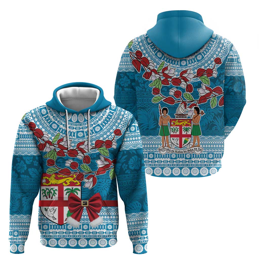 Fijian Tagimoucia Flowers Zip Hoodie Christmas Coquette bow