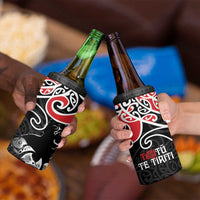Aotearoa Toitu Te Tiriti 4 in 1 Can Cooler Tumbler New Zealand Stand Together Stand Stronger LT9 - Polynesian Pride