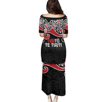 Aotearoa Toitu Te Tiriti Family Matching Puletasi and Hawaiian Shirt New Zealand Stand Together Stand Stronger LT9 - Polynesian Pride
