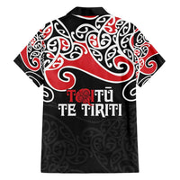 Aotearoa Toitu Te Tiriti Family Matching Tank Maxi Dress and Hawaiian Shirt New Zealand Stand Together Stand Stronger LT9 - Polynesian Pride