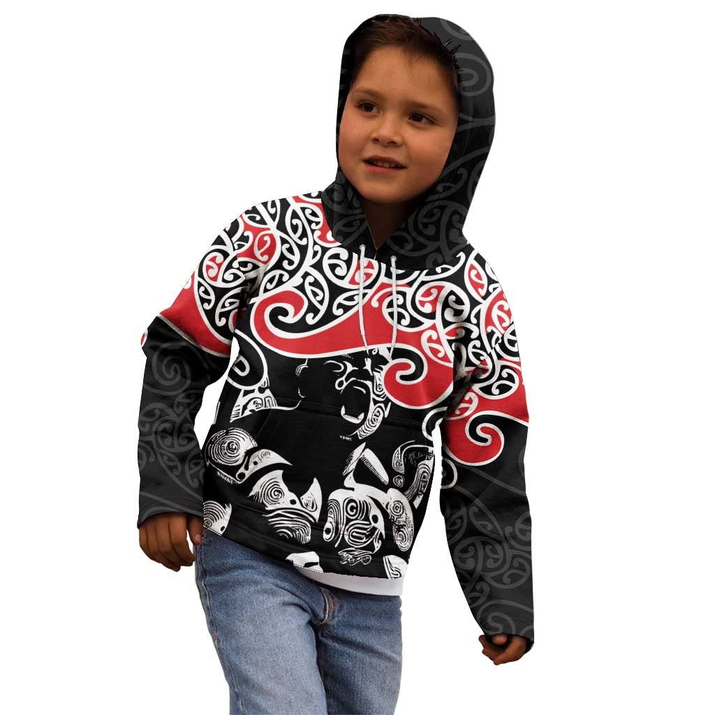 Aotearoa Toitu Te Tiriti Kid Hoodie New Zealand Stand Together Stand Stronger LT9 - Polynesian Pride