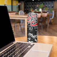Aotearoa Toitu Te Tiriti Skinny Tumbler New Zealand Stand Together Stand Stronger LT9 - Polynesian Pride