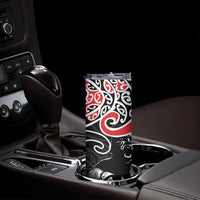 Aotearoa Toitu Te Tiriti Skinny Tumbler New Zealand Stand Together Stand Stronger LT9 - Polynesian Pride