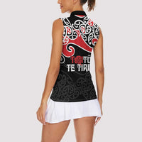Aotearoa Toitu Te Tiriti Women Sleeveless Polo Shirt New Zealand Stand Together Stand Stronger LT9 - Polynesian Pride