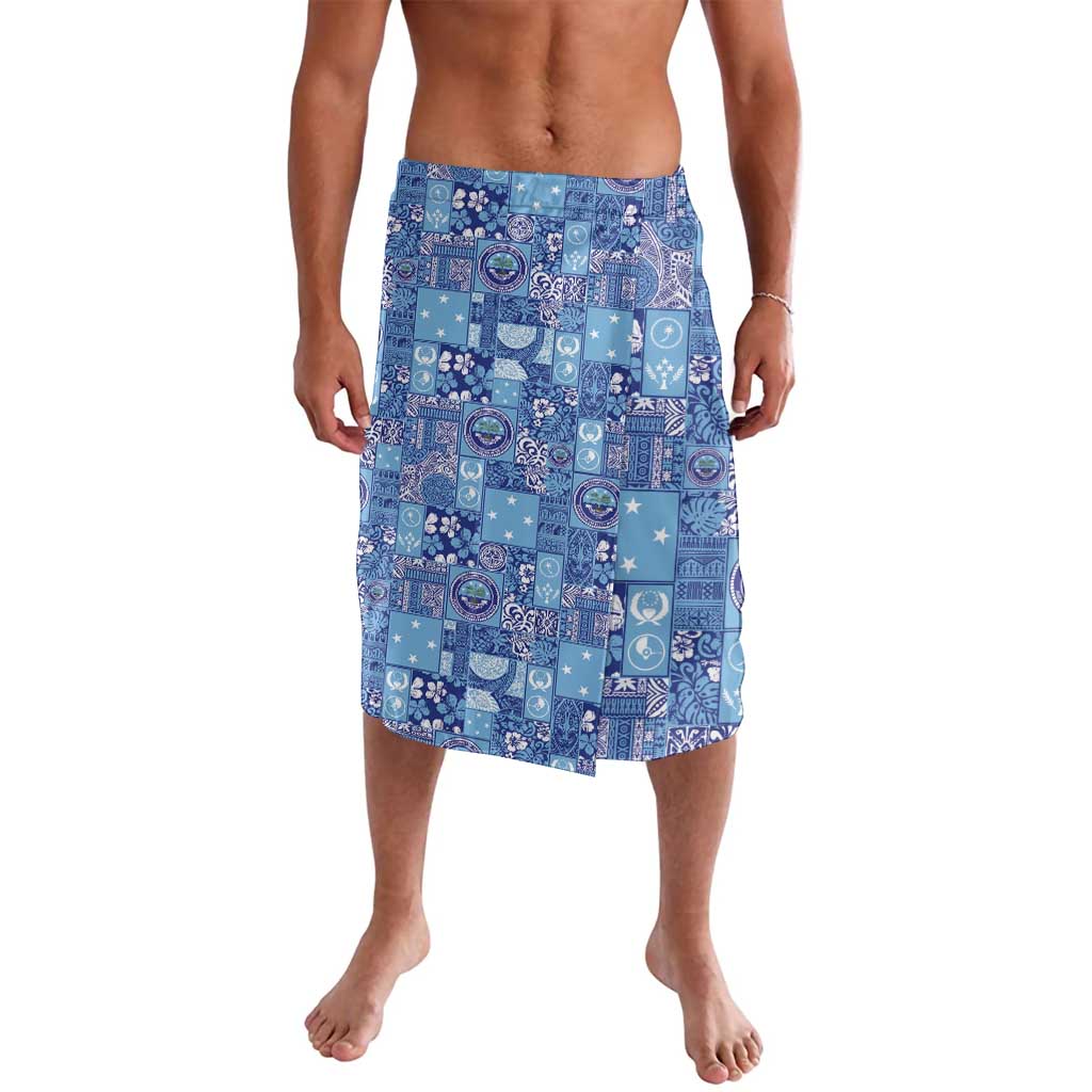 Federated States of Micronesia Merry Christmas Lavalava Pacific Patchwork Xmas Vibes - Polynesian Pride
