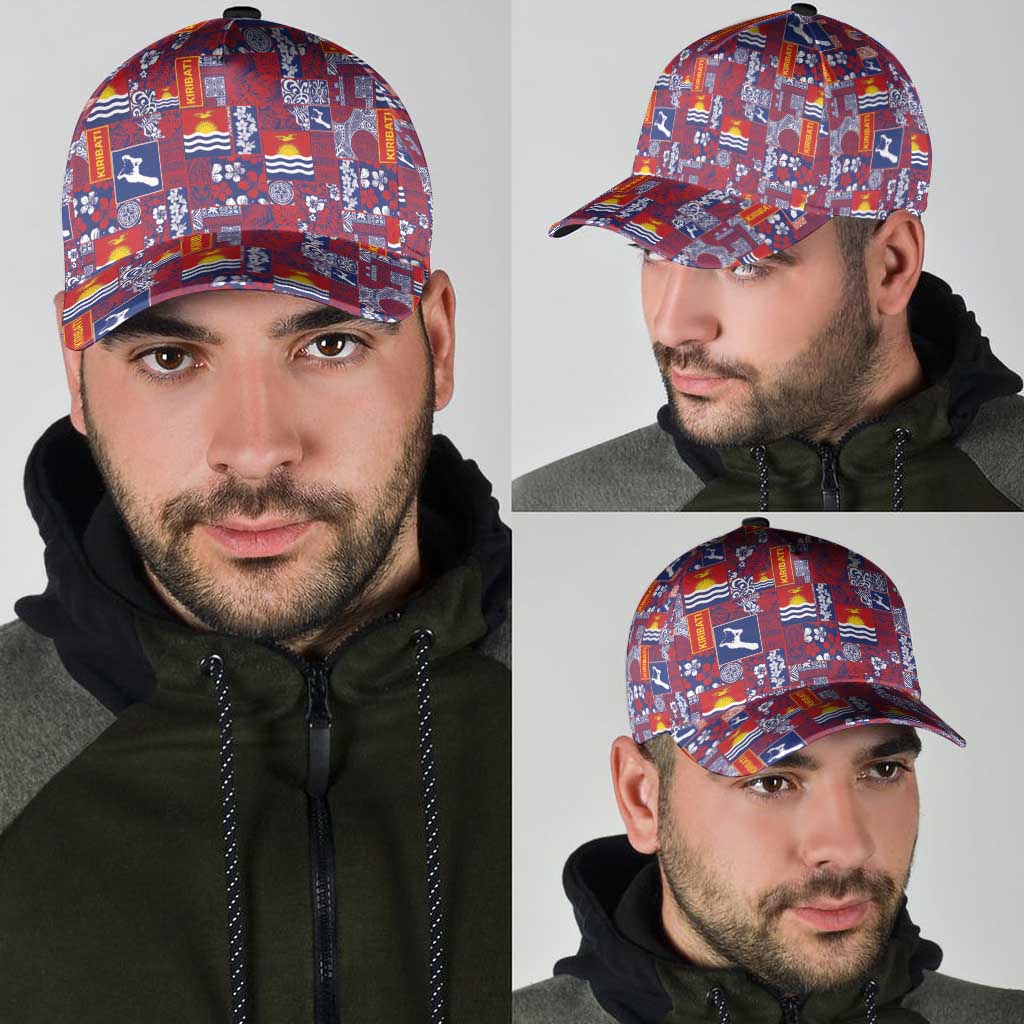 Kiribati Tekeraoi n te Kiritimati Classic Cap Pacific Patchwork Xmas Vibes - Polynesian Pride