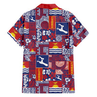 Kiribati Tekeraoi n te Kiritimati Family Matching Summer Maxi Dress and Hawaiian Shirt Pacific Patchwork Xmas Vibes - Polynesian Pride