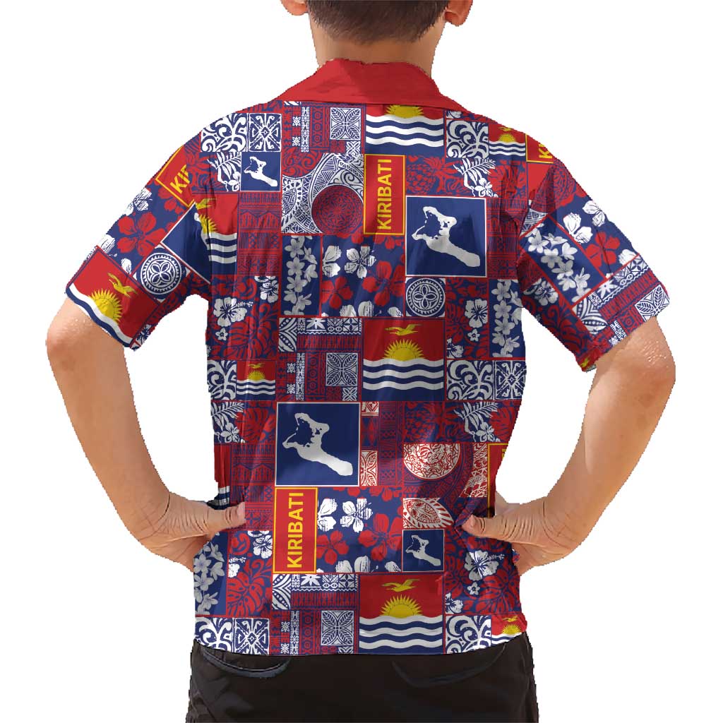 Kiribati Tekeraoi n te Kiritimati Hawaiian Shirt Pacific Patchwork Xmas Vibes - Polynesian Pride