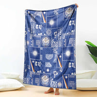 Marshall Islands Merry Christmas Blanket Pacific Patchwork Xmas Vibes - Polynesian Pride