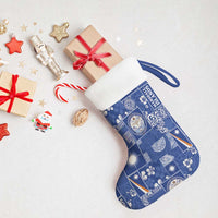 Marshall Islands Merry Christmas Stocking Pacific Patchwork Xmas Vibes - Polynesian Pride