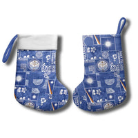 Marshall Islands Merry Christmas Stocking Pacific Patchwork Xmas Vibes - Polynesian Pride
