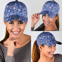 Marshall Islands Merry Christmas Classic Cap Pacific Patchwork Xmas Vibes - Polynesian Pride