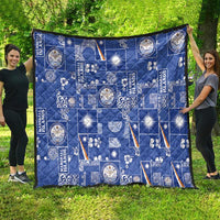Marshall Islands Merry Christmas Quilt Pacific Patchwork Xmas Vibes - Polynesian Pride