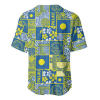 Palau Ungil Kurismas Baseball Jersey Pacific Patchwork Xmas Vibes - Polynesian Pride