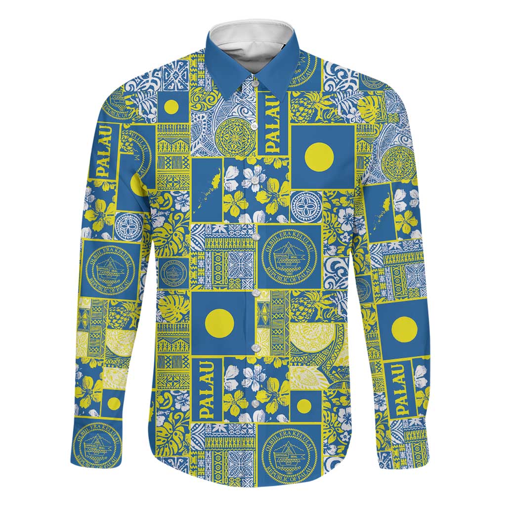 Palau Ungil Kurismas Family Matching Mermaid Dress and Hawaiian Shirt Pacific Patchwork Xmas Vibes - Polynesian Pride