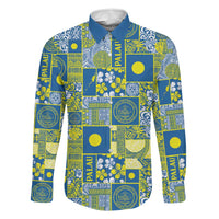 Palau Ungil Kurismas Family Matching Puletasi and Hawaiian Shirt Pacific Patchwork Xmas Vibes - Polynesian Pride