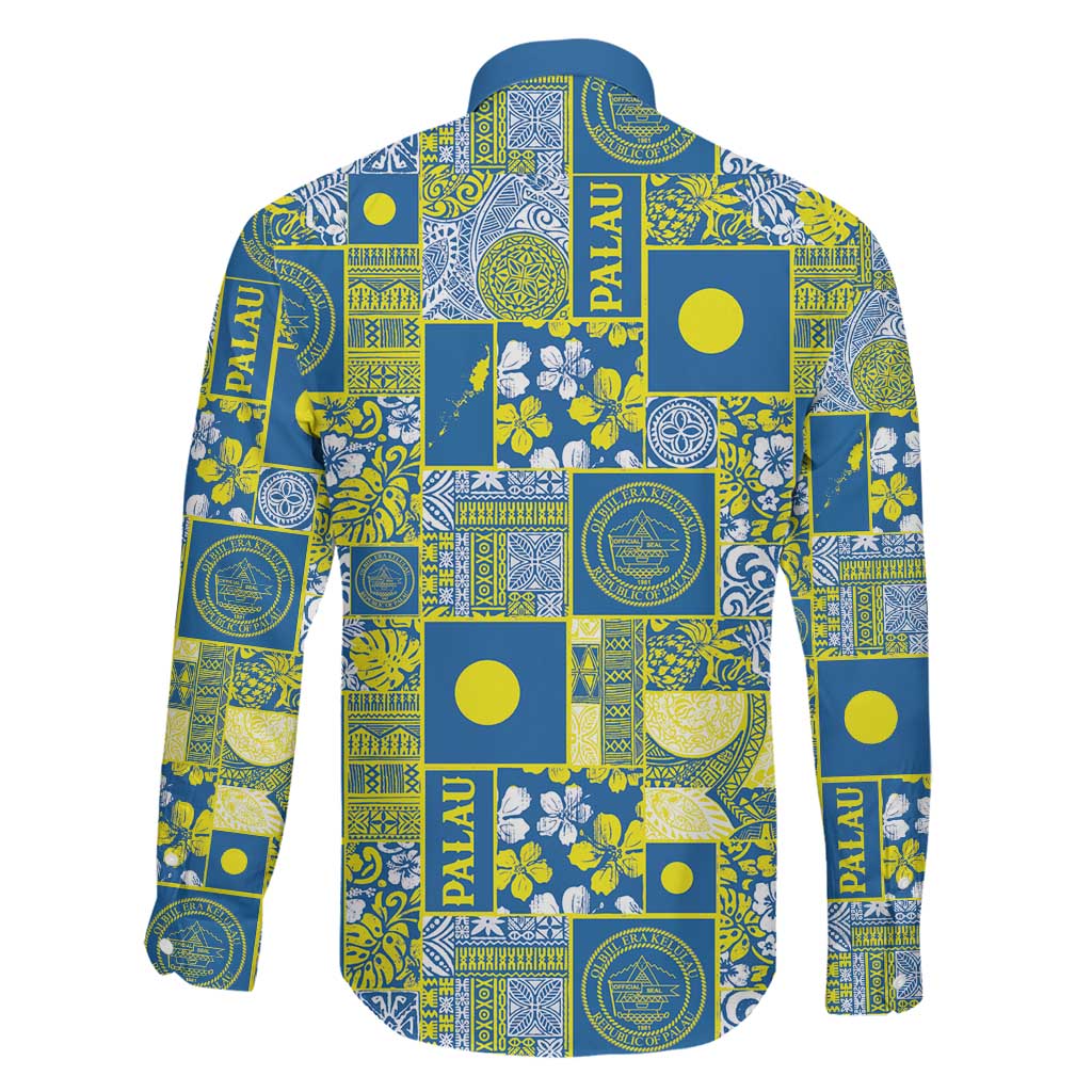 Palau Ungil Kurismas Family Matching Tank Maxi Dress and Hawaiian Shirt Pacific Patchwork Xmas Vibes - Polynesian Pride