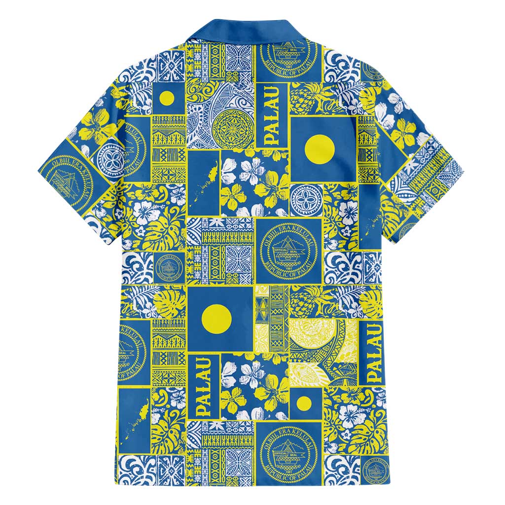 Palau Ungil Kurismas Hawaiian Shirt Pacific Patchwork Xmas Vibes - Polynesian Pride