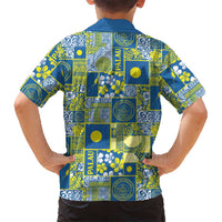 Palau Ungil Kurismas Hawaiian Shirt Pacific Patchwork Xmas Vibes - Polynesian Pride