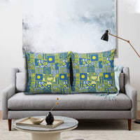 Palau Ungil Kurismas Pillow Cover Pacific Patchwork Xmas Vibes - Polynesian Pride