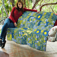 Palau Ungil Kurismas Quilt Pacific Patchwork Xmas Vibes - Polynesian Pride