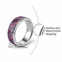 Red Samoa Manuia Le Kerisimasi Classic Ring Pacific Patchwork Xmas Vibes - Polynesian Pride