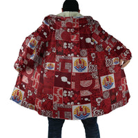Tahiti Oaoa I Teie Noera Cloak Pacific Patchwork Xmas Vibes - Polynesian Pride