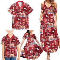 Tahiti Oaoa I Teie Noera Family Matching Summer Maxi Dress and Hawaiian Shirt Pacific Patchwork Xmas Vibes LT9 - Polynesian Pride