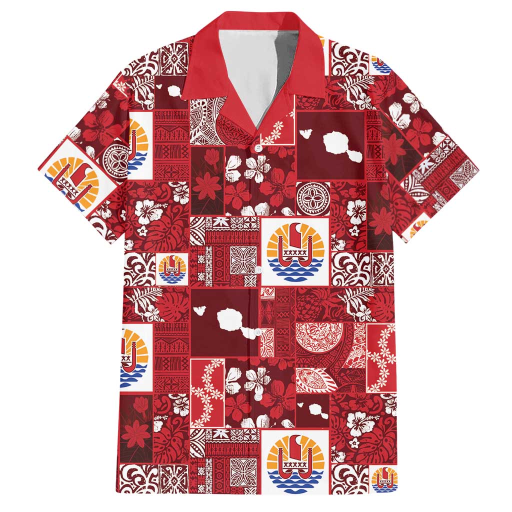 Tahiti Oaoa I Teie Noera Hawaiian Shirt Pacific Patchwork Xmas Vibes - Polynesian Pride