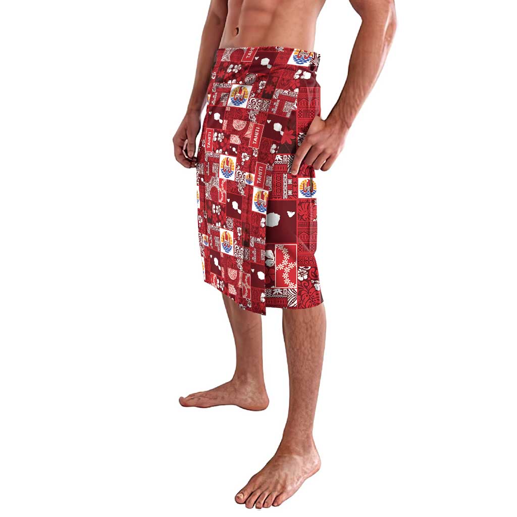 Tahiti Oaoa I Teie Noera Lavalava Pacific Patchwork Xmas Vibes - Polynesian Pride