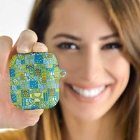 Tuvalu Manuia te Kilisimasi AirPods Case Pacific Patchwork Xmas Vibes - Polynesian Pride