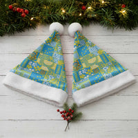 Tuvalu Manuia te Kilisimasi Christmas Santa Hat Pacific Patchwork Xmas Vibes - Polynesian Pride