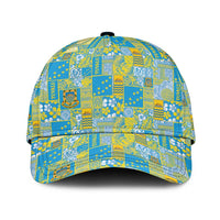 Tuvalu Manuia te Kilisimasi Classic Cap Pacific Patchwork Xmas Vibes - Polynesian Pride